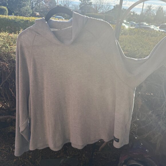 Calvin Klein Performance Light Gray Mock Turtleneck Pullover Women's Plus 3X EUC - Picture 7 of 8